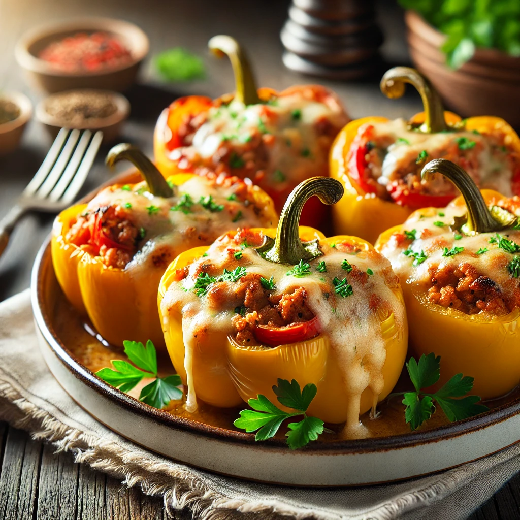 Old-Fashioned Stuffed Bell Peppers Recipe