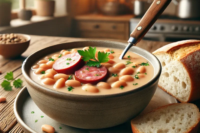 Creamy Bean Soup with Kielbasa: A Comforting Meal for All Seasons