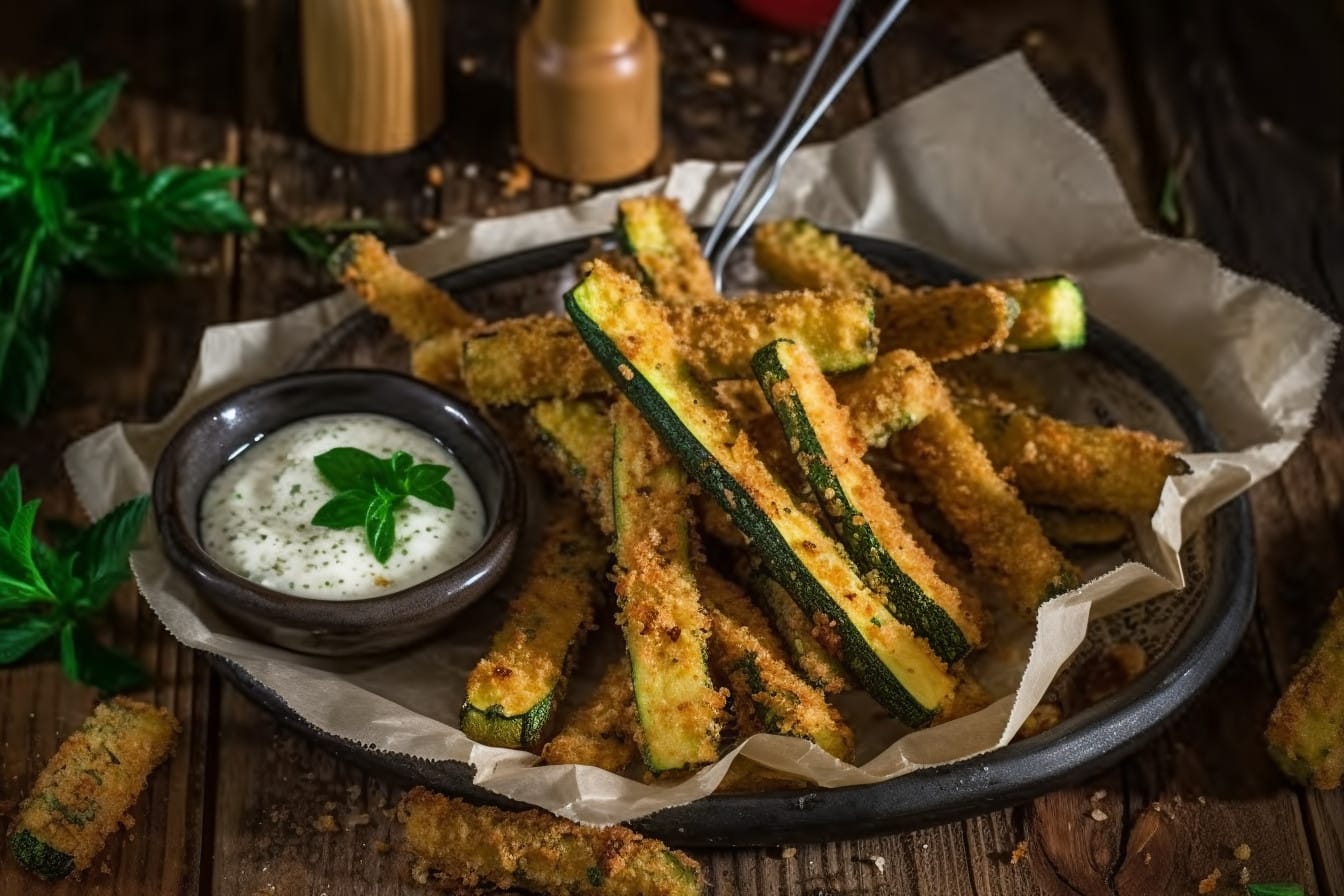 Crispy Baked Zucchini Fries