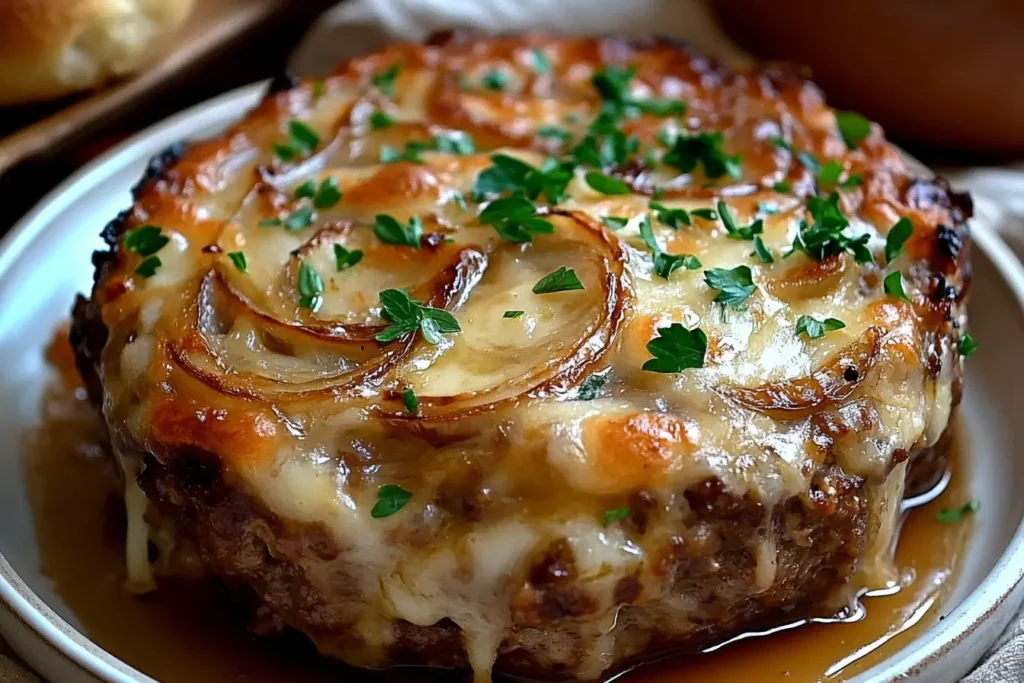 French Onion Meatloaf