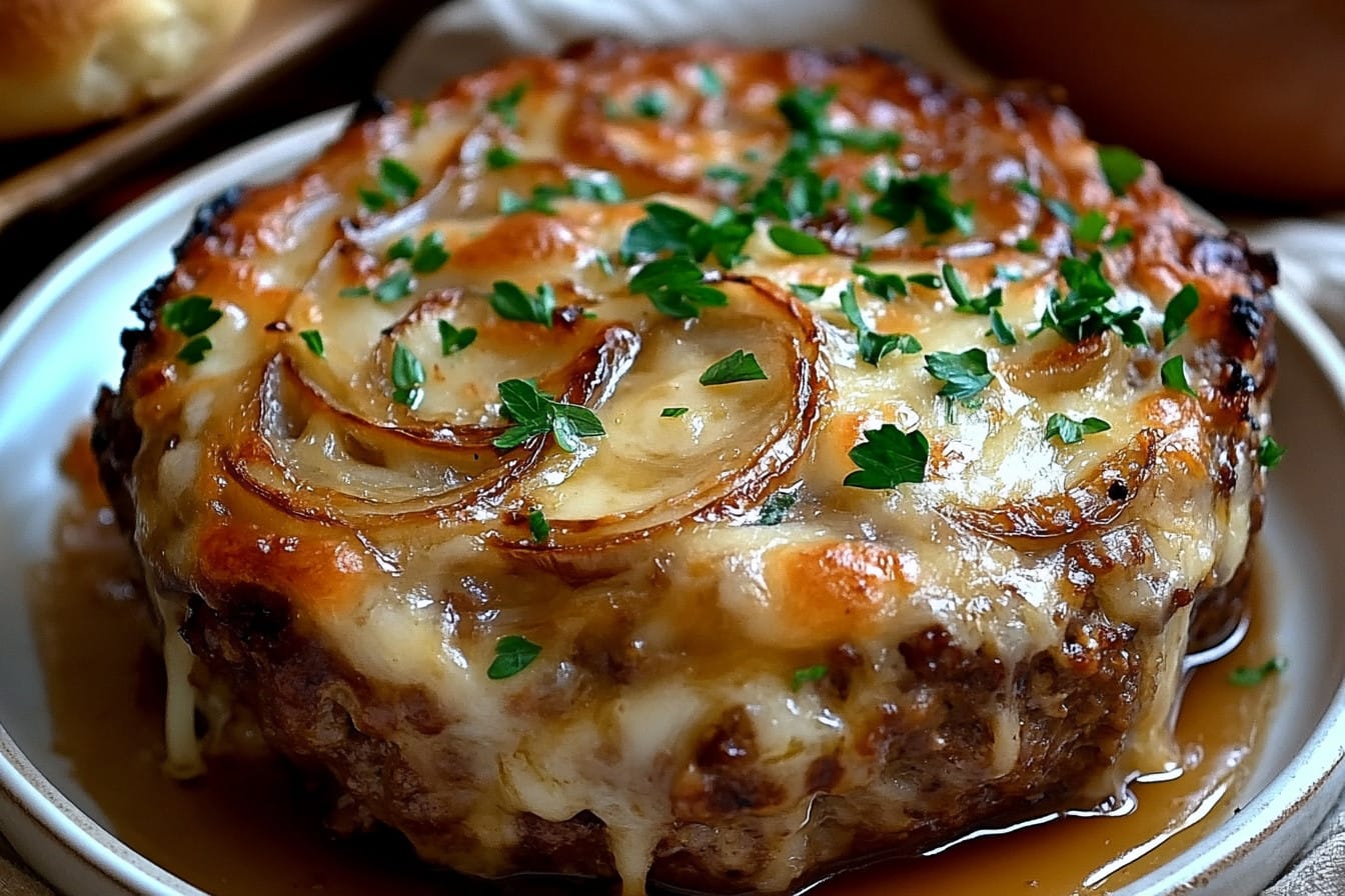 Easy French Onion Meatloaf