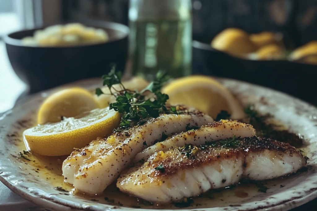 Zesty Lemon Butter Fish Fillet