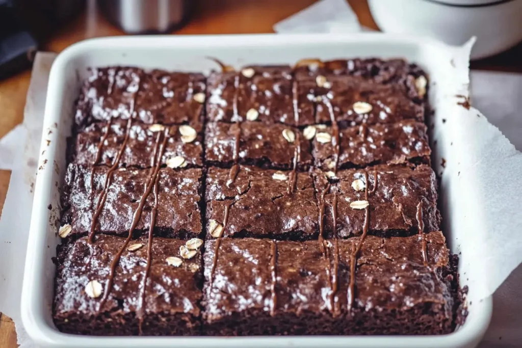 Brownie baked oatmeal