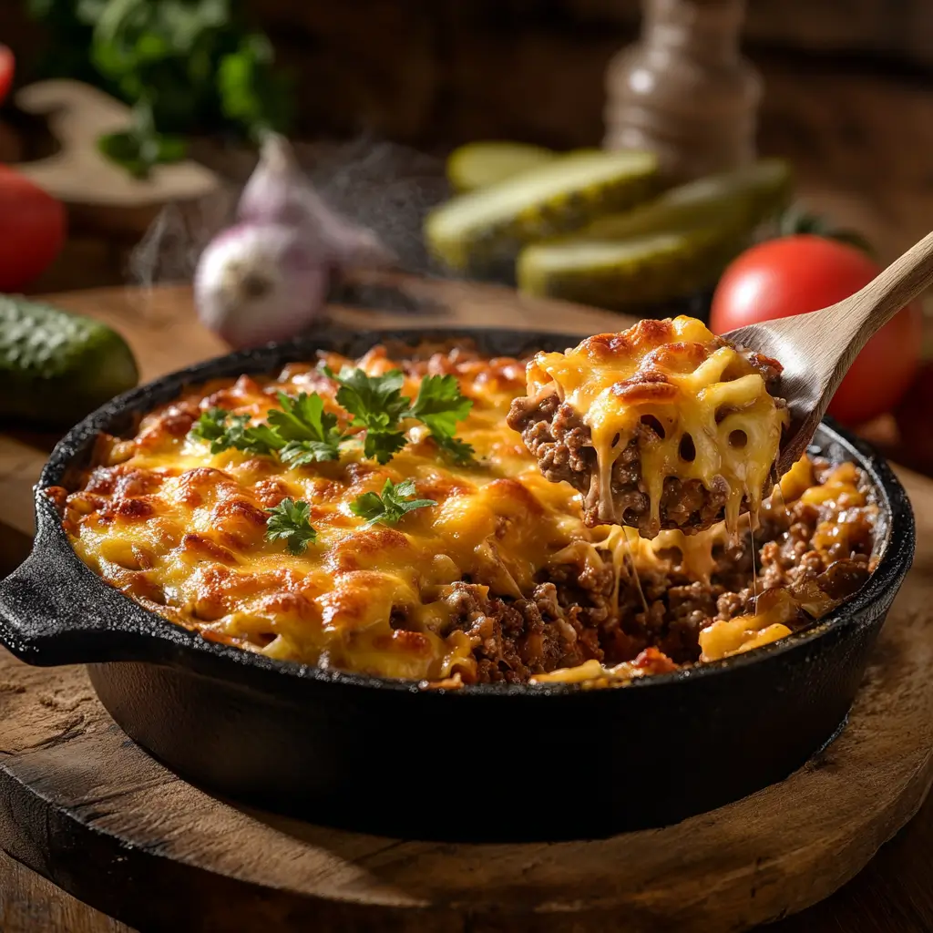 Cheeseburger Casserole